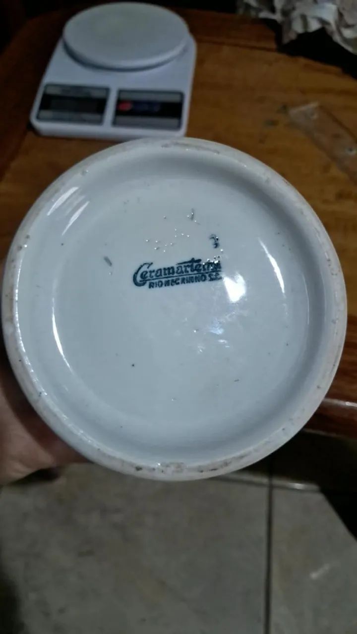 Caneca antiga de cerâmica - Foto 4