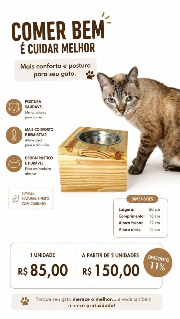 Comedouro para Pet - Foto 2