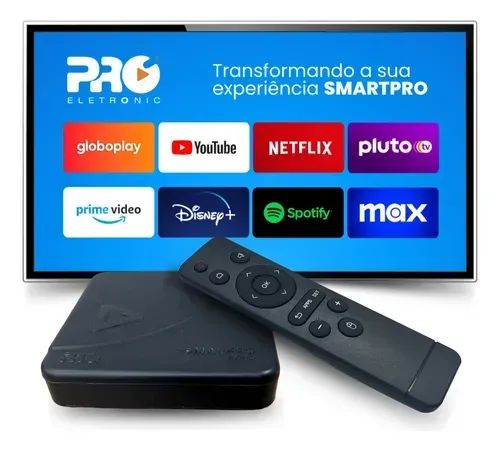 Smart TV Box 4K Smart Pro + 3 meses grátis Homologado Anatel - Foto 2