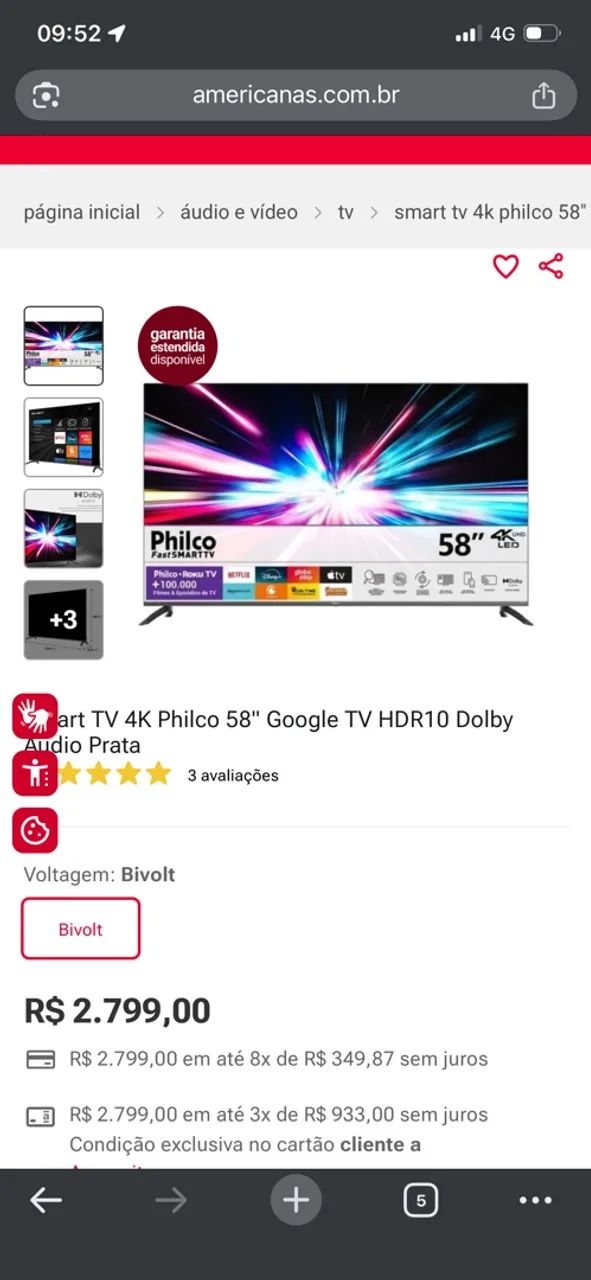 Tv Philco 58  - Foto 3
