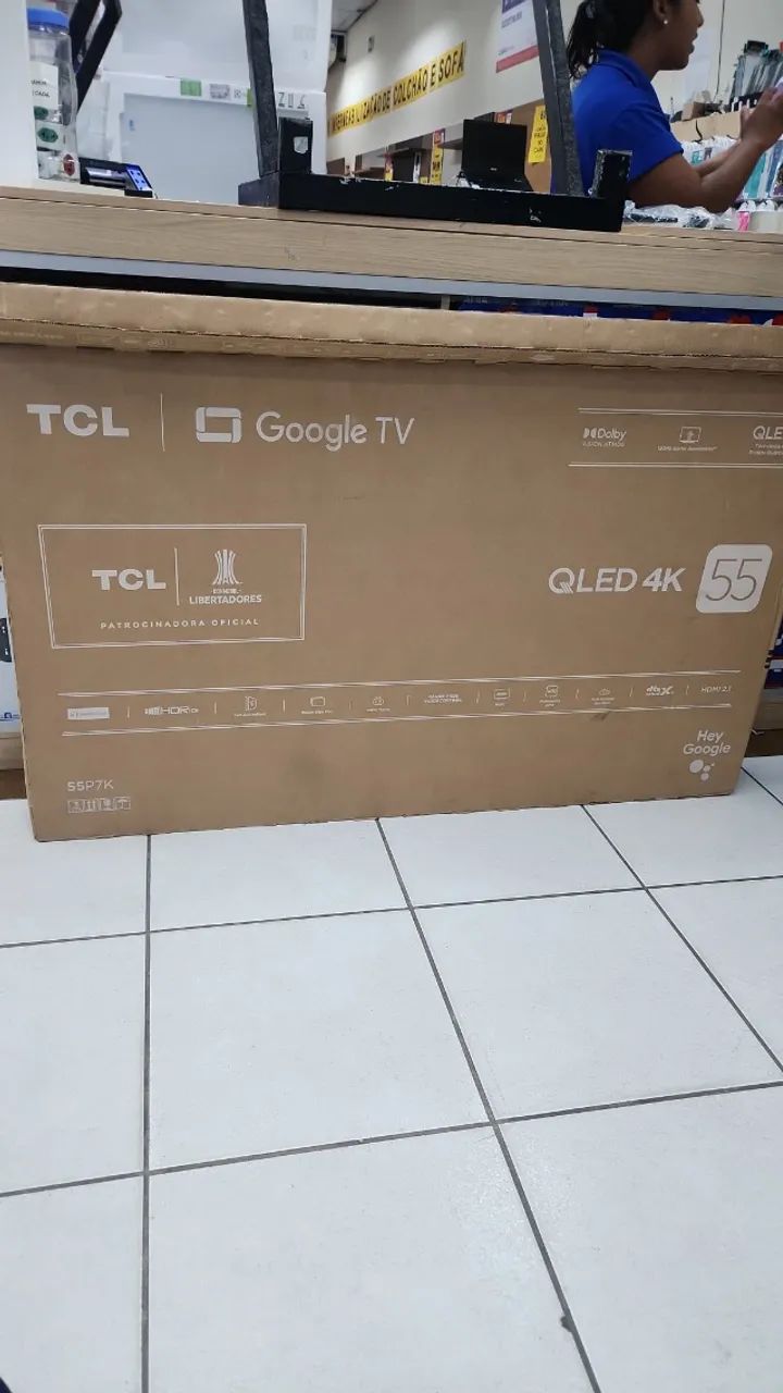 Tv tcl 55 polegadas 2 meses de uso 