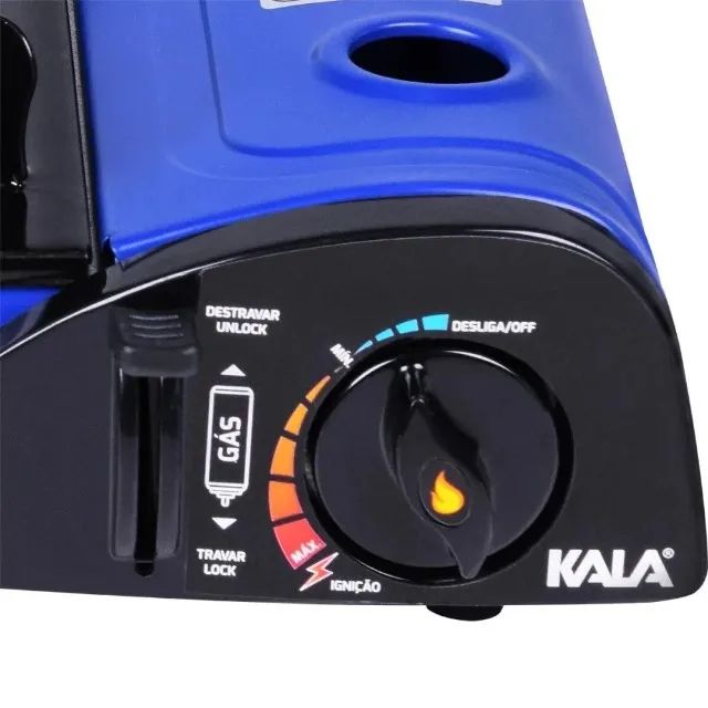 Fogareiro compact azul a Gás Kala - Foto 4