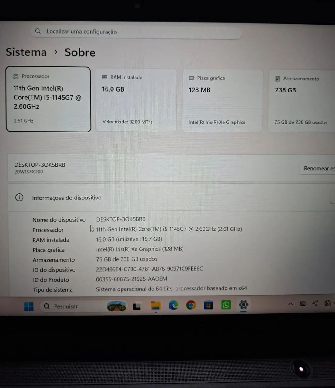 Notebook Thinkpad T14 I5 - Foto 3