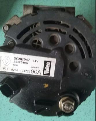 Alternador Do Motor Com Ar Clio 1.6 16v Original 95a - Foto 2