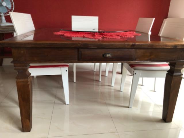 Mesa jantar madeira Demolição