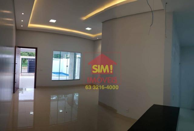 EXCELENTE CASA NOVA UMA DAS MELHORES QUADRAS DE PALMAS!! - Foto 5