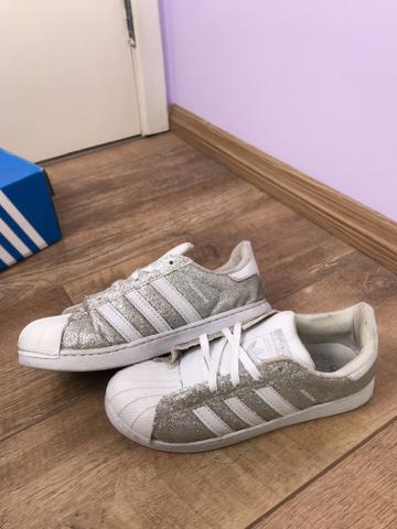 tenis adidas superstar glitter