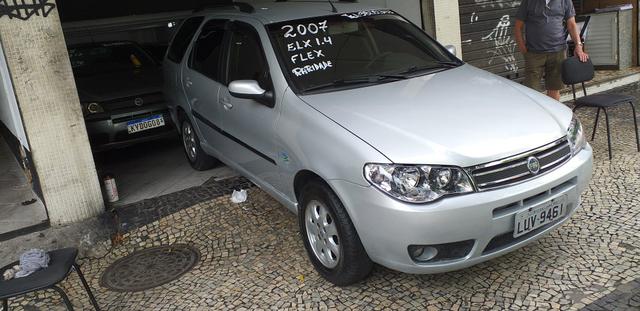 Fiat Palio weekend 2007 ELX 1.4 Flex PRATA completa - Foto 3