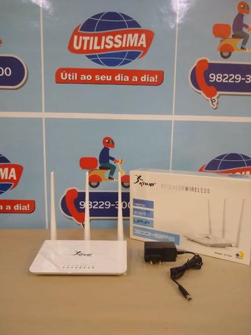 Roteador Wireless Knup 3 Antena 300mbps