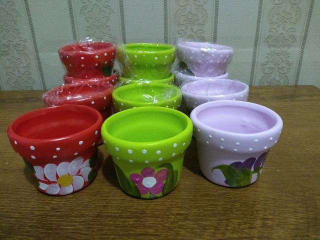 12 vasinhos de violeta g cores diversas - Foto 4
