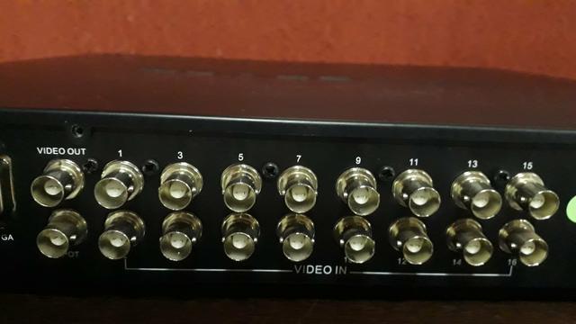 DVR TECVOZ 16 canais, com HD de 1TB