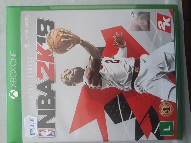 Jogo de xbox one NBA 2K18 semi novo