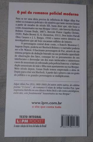 Livro: Assassinatos Na Rua Morgue (livro de bolso) - Autor: Edgar Allan Poe - Foto 2