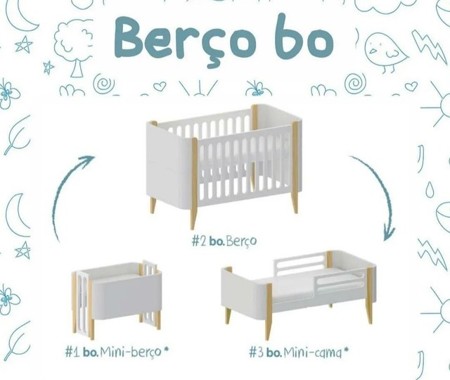 Berço Evolutivo 3 em 1 - Artigos infantis - Niterói, Canoas 1015552550 | OLX