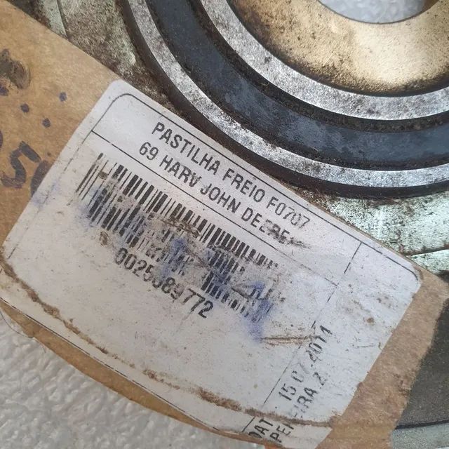 John deere pastilha de freio nova original F070769 - Foto 3