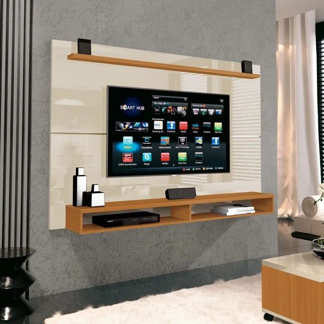 Painel maxi com tampo e prateleiras!! Tt133m - Foto 2