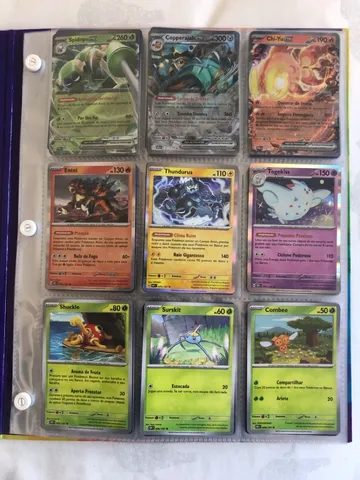 Lote 55 Cartas Pokémon - Gold Metal - [não - R$ 79,90