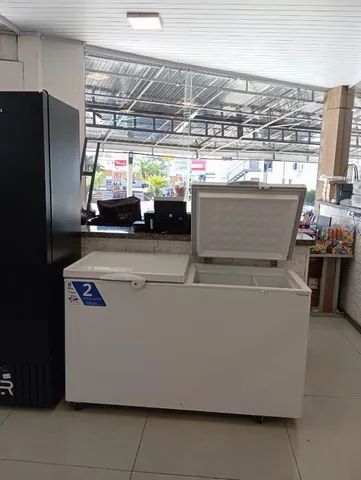 freezer tampa de vidro e solida profissional vertical e horizontal novo pronta entrega - Foto 3