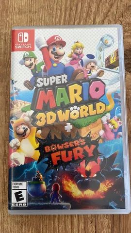 Jogo Super Mario 3D World + Bowser's Fury Nintendo Switch Mídia