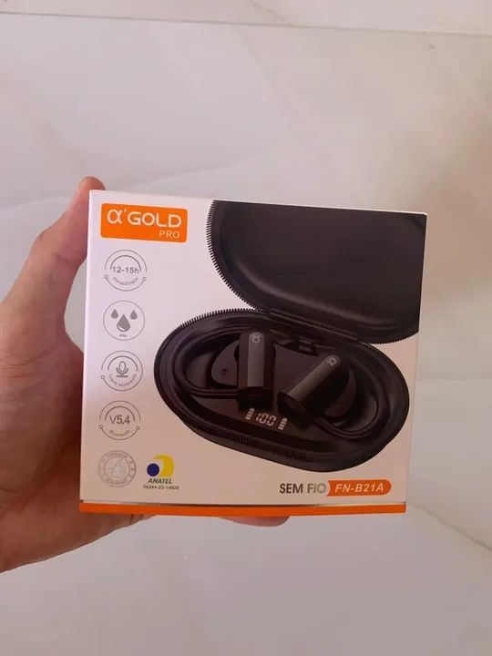 Fone de ouvido premium esportivo 