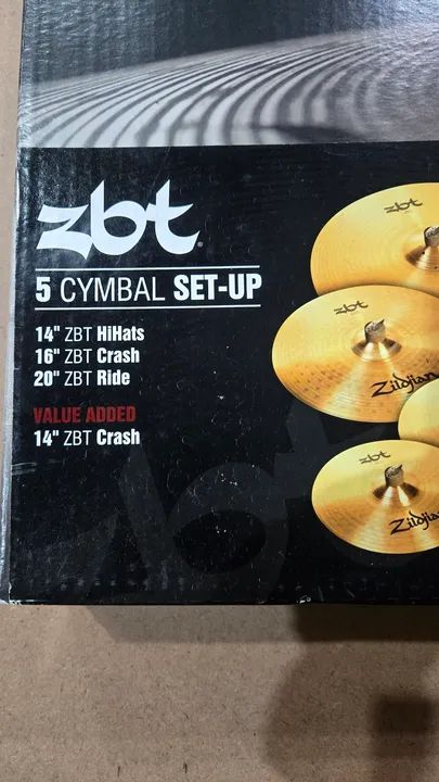 Kit de pratos Zildjian ZBT 5 peças - Foto 2