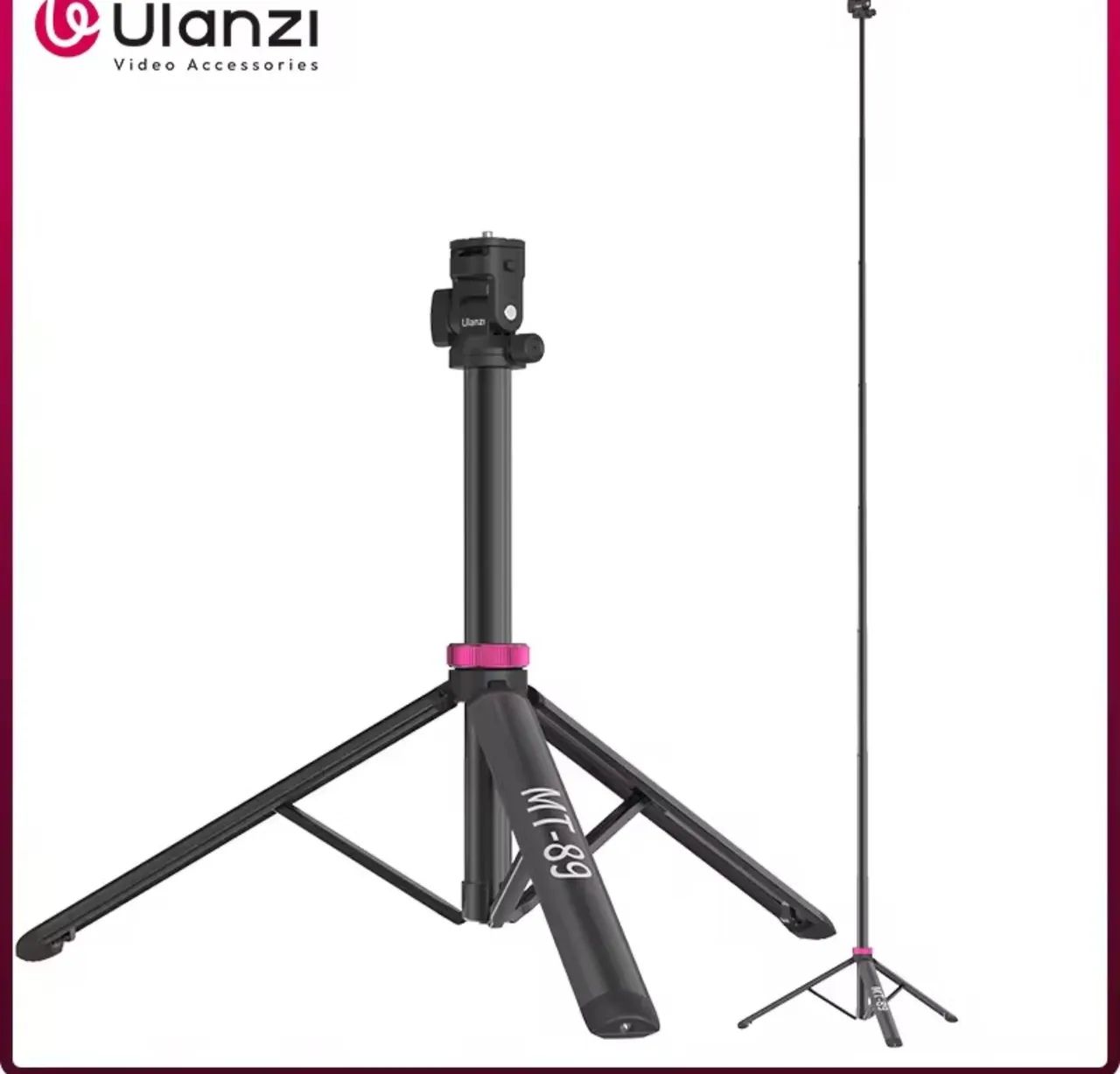 Tripé Ulanzi MT-89 para Câmera e Celular - Novo até 2.10 metros