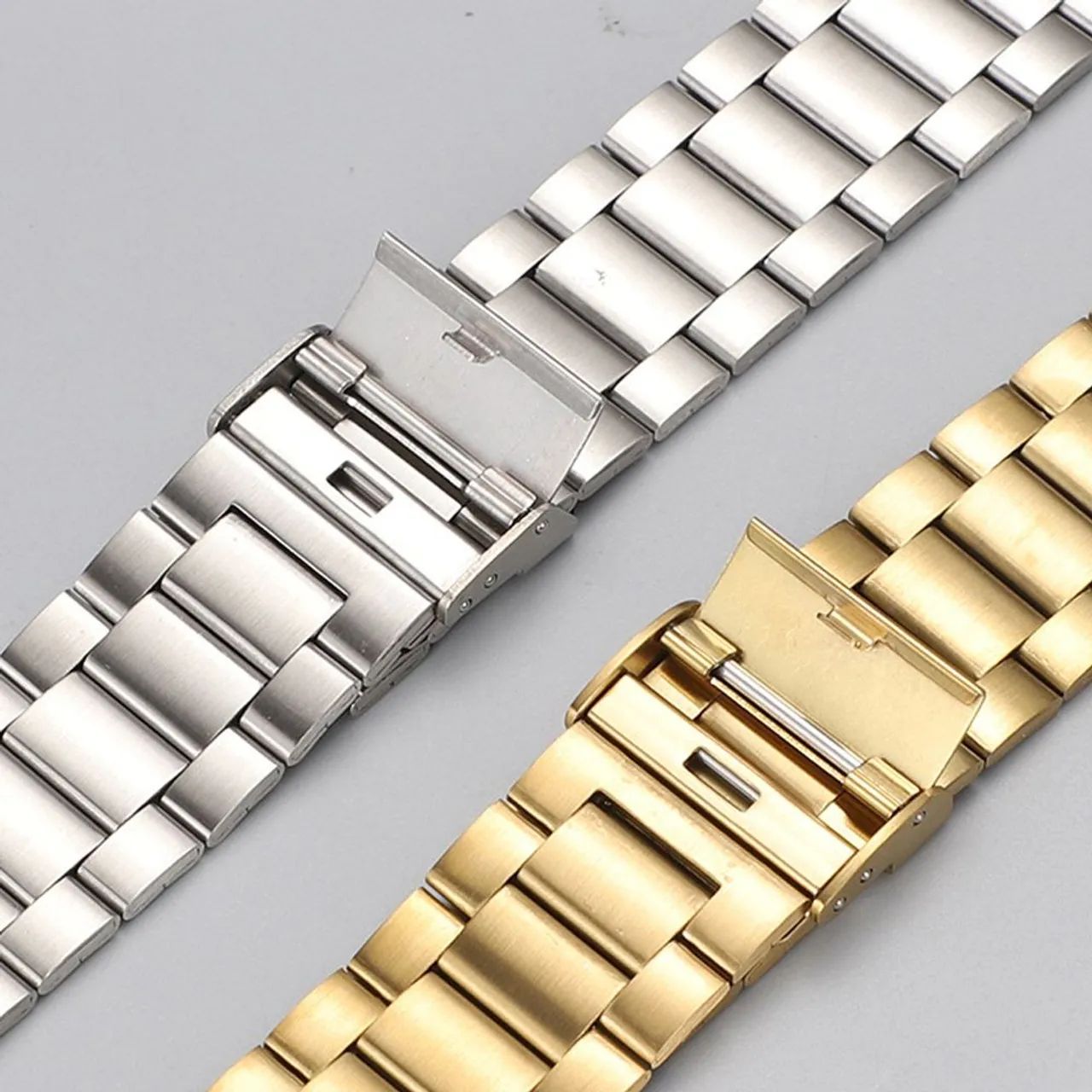 Pulseira Aço Inoxidável para Smartwatch 38/40/42/44/45/49mm Regulável - Foto 2