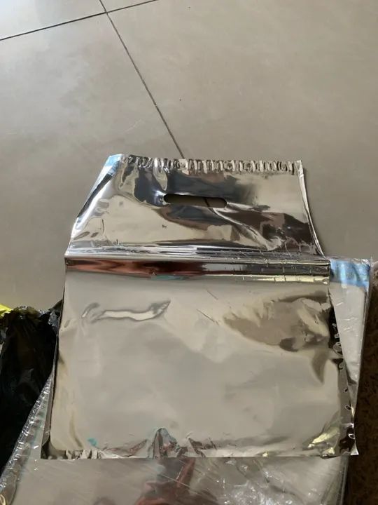 Saco metalizado para frango assado - Foto 2