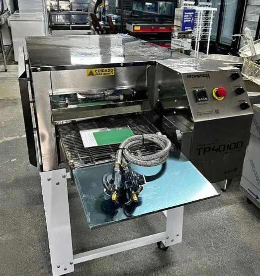 Forno Esteira industrial para pizzas 40 cm a gás Tecnopizza
