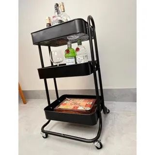 carrinho organizador Berlim com 3 prateleiras  - Foto 6