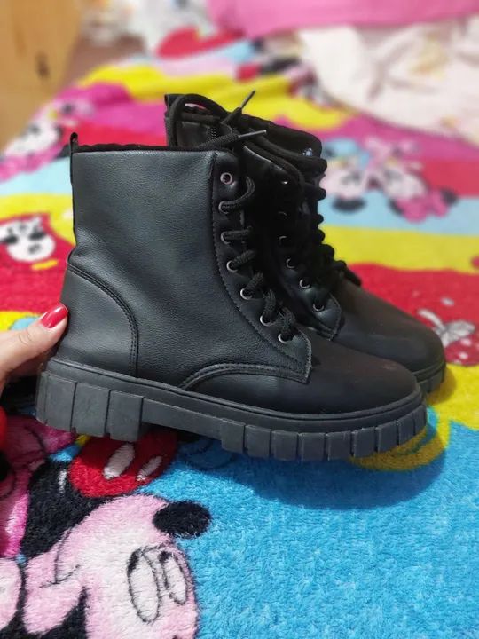 Botas Coturno Feminino - Foto 4