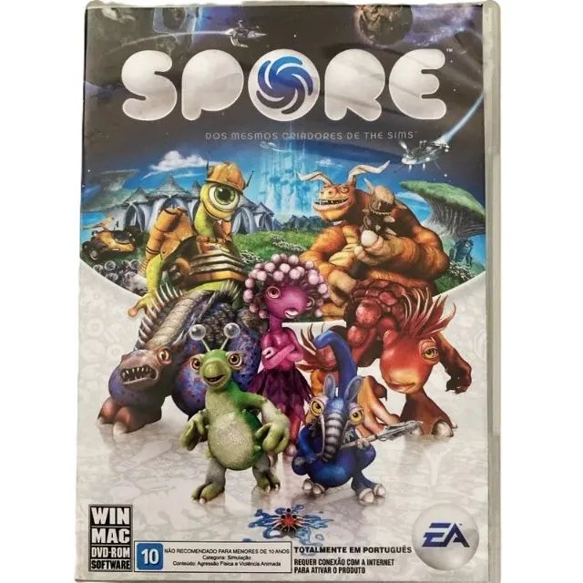 spore - jogo para o pc (original, sem riscos, com manual)