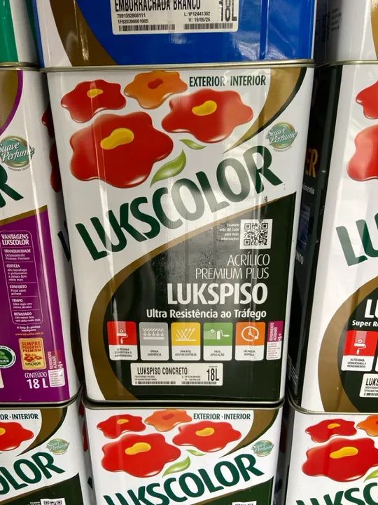 Tinta piso super lavável 18l - 299,00