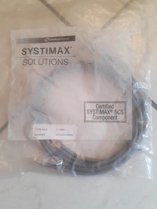 cabo de rede systimax solutions para computador, notebook e outros.