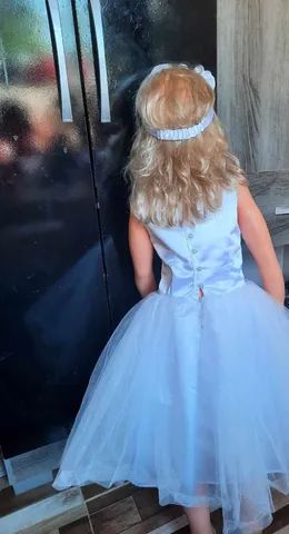 Vestido branco batizado  - Foto 5