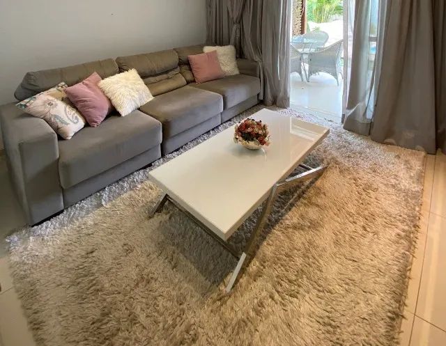 Tapete felpudo 3,00 x 2,00mts Cor Cinza Claro - Foto 3