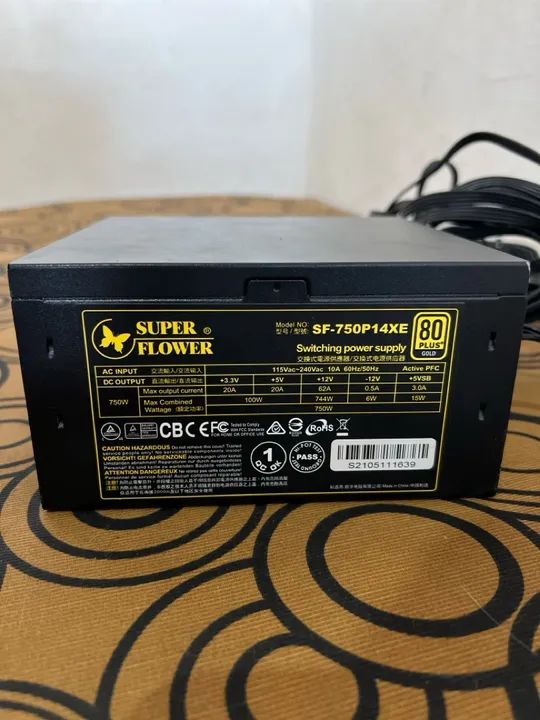 fonte super flower sf750p14xe - Foto 2