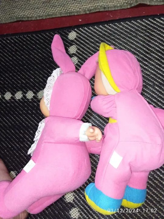 Antigas bonecas Dedinho na boca. Kit com duas peças  - Foto 6