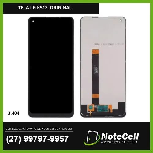 Tela/Display P/ LG K51S ORIGINAL - Instalação em 30 min!