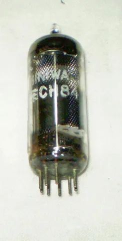 Válvula eletrônica antiga tipo ECH84.- Cód. 567 -