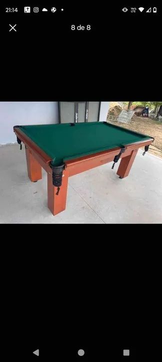 Sinuca Tipo Bilhar E Ping Pong - Foto 5