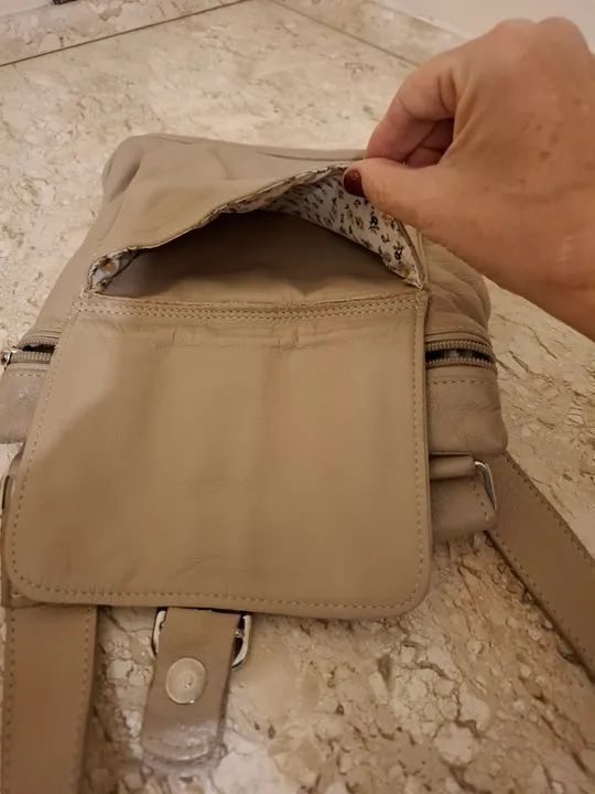 Bolsa couro legítimo pelica - Foto 3