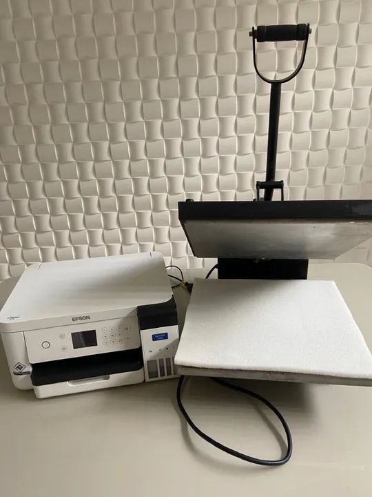 Prensa térmica para sublimação e impressora Epson