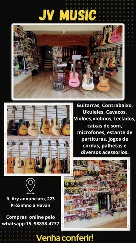 Capotrastes para Violão, Guitarra, Viola, Ukulele  - Foto 2