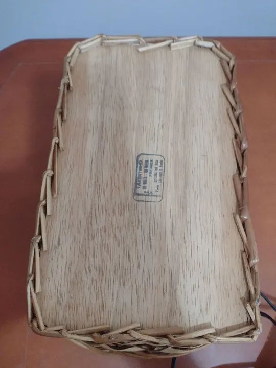 Cesta de Vime com manta elétrica para aquecer pães  - Foto 5