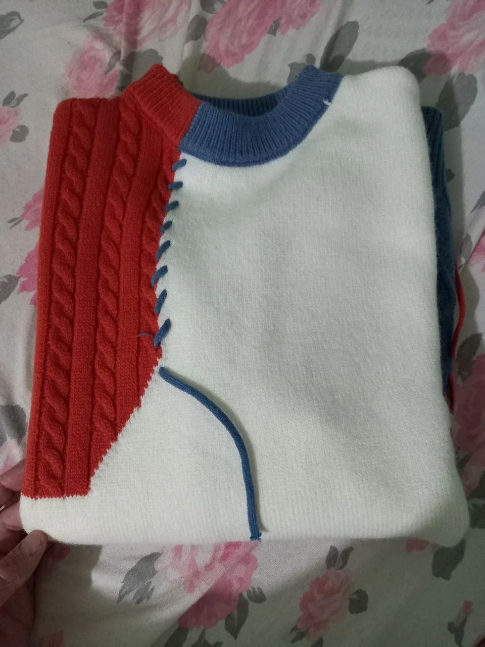 Blusa em Tricô Colorida - Masculina - Foto 5