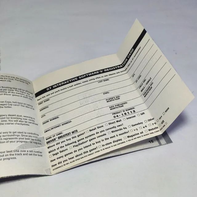 [ORIGINAL] Driver - Playstation 1 (PS1/PSone) - Foto 5