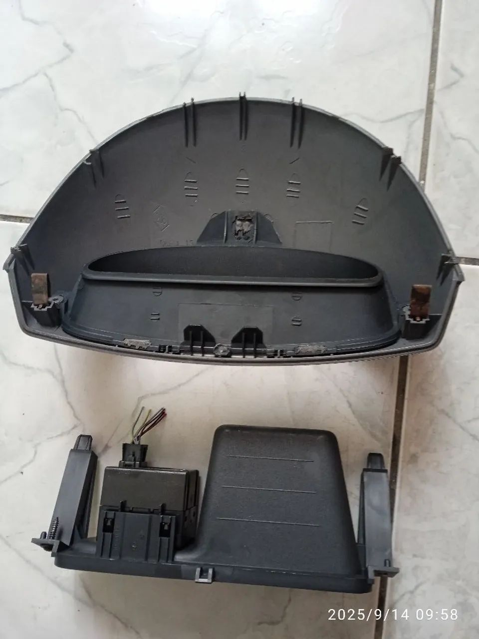 Moldura/Computador Bordo Renault Clio  - Foto 3