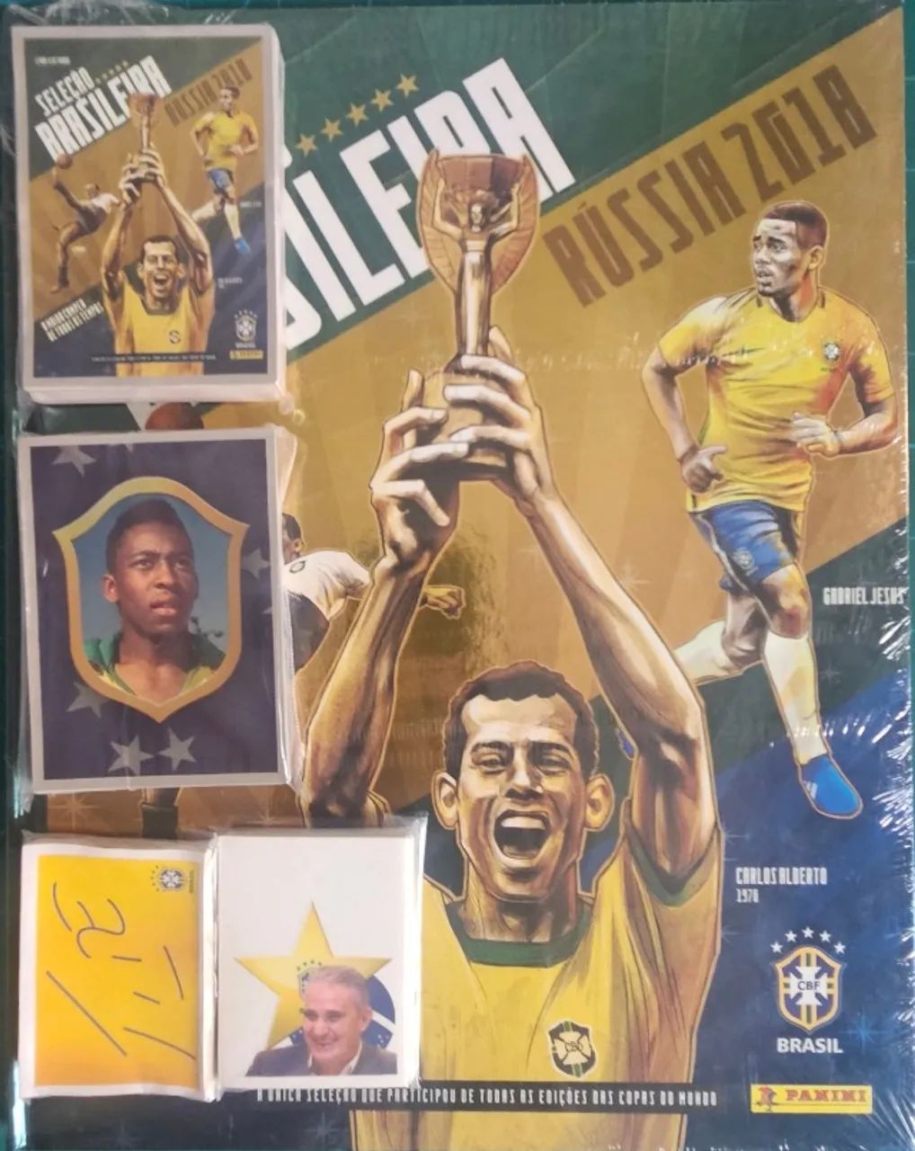 Álbum Seleção Rumo a Rússia 2028 - Capa Dura - Completo - Figurinhas Soltas. - Foto 2