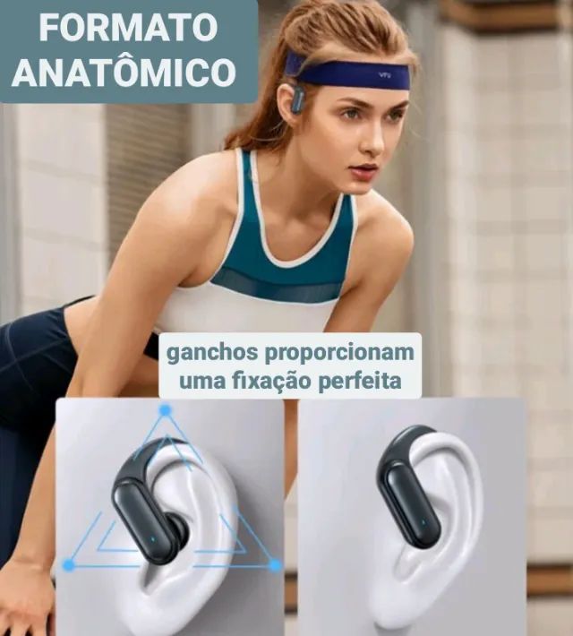 Fone bluetooth com gancho | bateria dura muito | JBL Lenovo Xaomi - Foto 2